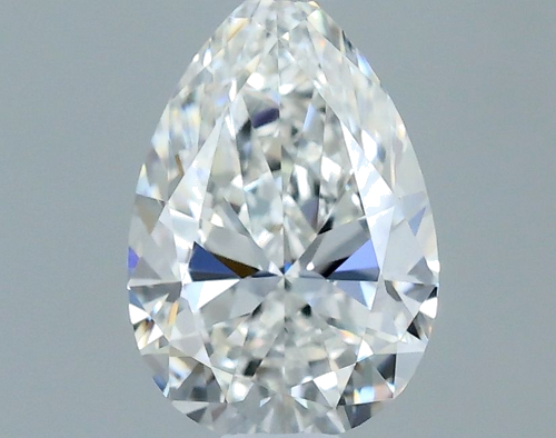 0.35 carat F-VS2 Natūralus Pear Deimantas (1)