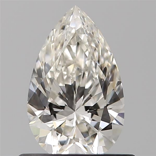 0.54 carat I-VVS2 Natūralus Pear Deimantas (1)