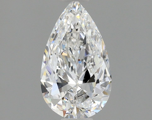 0.5 carat D-VS2 Natūralus Pear Deimantas (1)