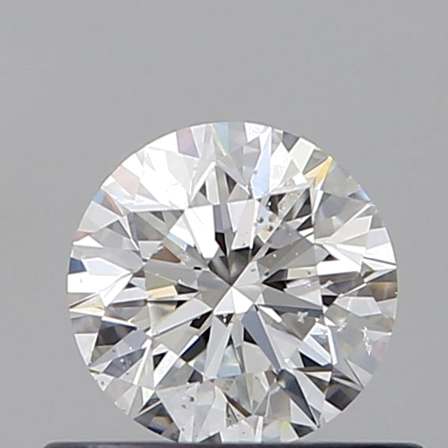 0.5 carat F-SI2 Excellent cut Natūralus Round Deimantas (1)