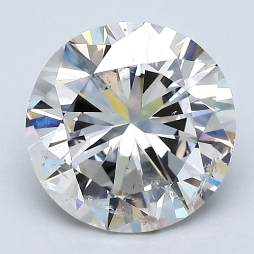 2.15 carat I-SI2 Very Good cut Natūralus Round Deimantas (1)