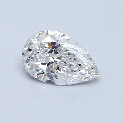 0.53 carat E-VS2 Natūralus Pear Deimantas (1)