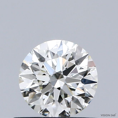 0.53 carat K-VVS2 Excellent cut Natūralus Round Deimantas (1)