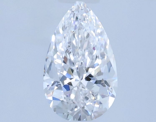 0.41 carat D-VVS1 Natūralus Pear Deimantas (1)