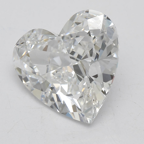 5.04 carat E-IF Natūralus Heart Deimantas (1)