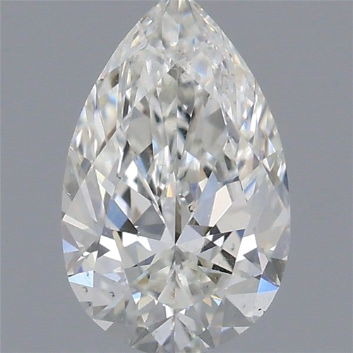 0.51 carat H-SI1 Natūralus Pear Deimantas (1)