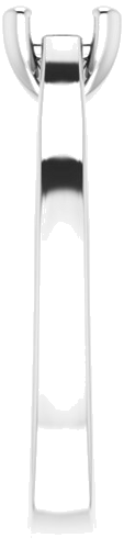 Sužadėtuvių Žiedas 14k white gold Round 5.5mm (4)