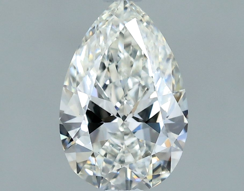 0.53 carat H-VVS1 Natūralus Pear Deimantas (1)