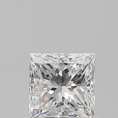 0.63 carat E-SI1 Natūralus Princess Deimantas (1)