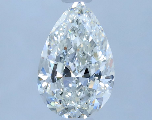 0.5 carat H-VVS1 Natūralus Pear Deimantas (1)