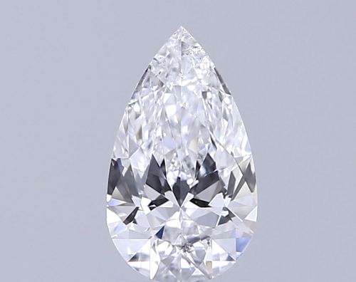 0.5 carat D-SI1 Natūralus Pear Deimantas (1)