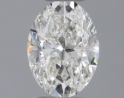 0.91 carat I-SI1 Natūralus Oval Deimantas (1)