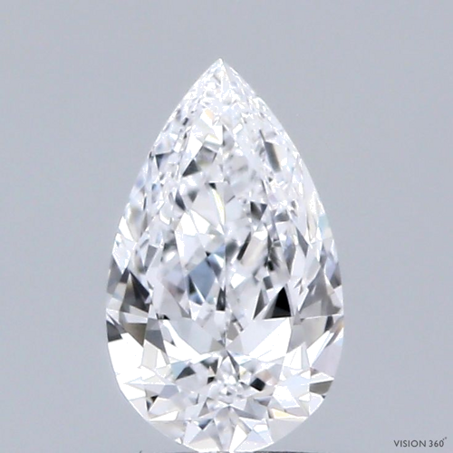 0.55 carat D-IF Natūralus Pear Deimantas (1)