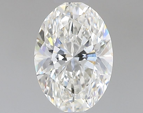 0.6 carat G-VVS2 Natūralus Oval Deimantas (1)