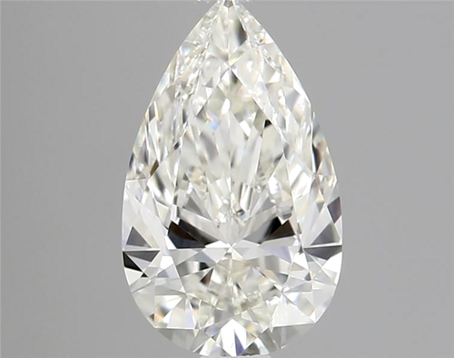 0.71 carat J-VVS2 Natūralus Pear Deimantas (1)