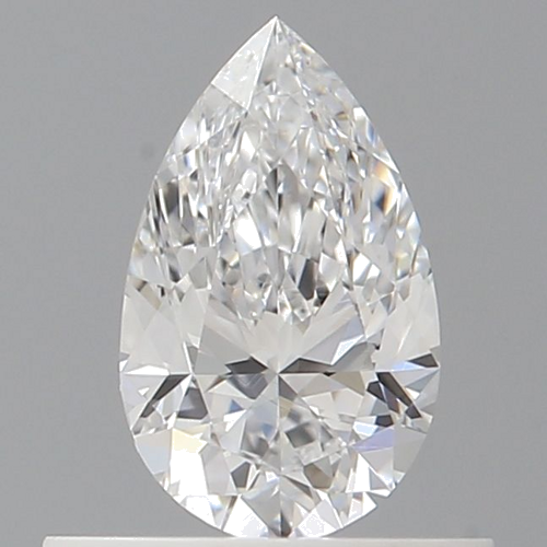 0.5 carat D-VVS1 Natūralus Pear Deimantas (1)