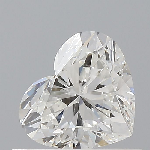 0.58 carat H-SI1 Natūralus Heart Deimantas (1)