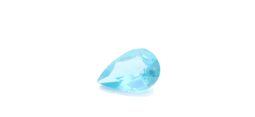0.36 carat BLUE Pear Apatite (1)