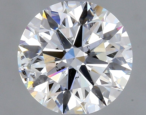 1.11 carat E-SI2 Excellent cut Natūralus Round Deimantas (1)