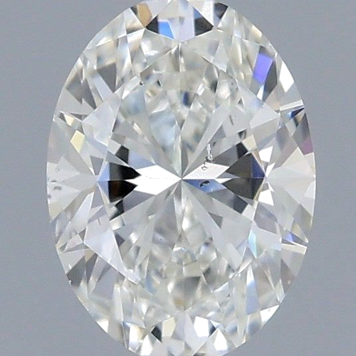 0.3 carat H-SI1 Natūralus Oval Deimantas (1)