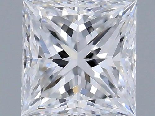 0.4 carat D-VVS2 Natūralus Princess Deimantas (1)