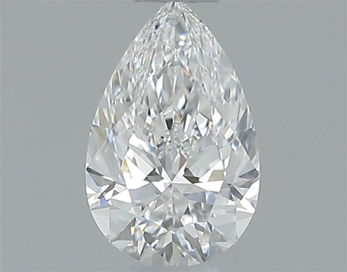 0.3 carat E-VVS2 Natūralus Pear Deimantas (1)