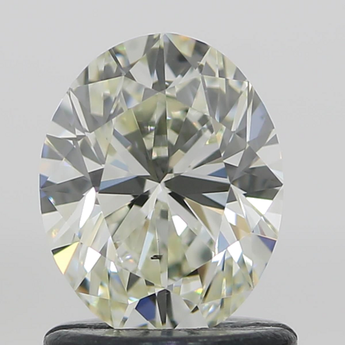 1.0 carat K-SI1 Natūralus Oval Deimantas (1)