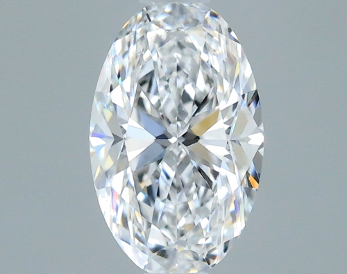 0.5 carat D-VVS1 Natūralus Oval Deimantas (1)