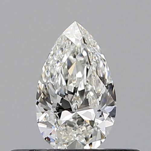 0.3 carat H-VS2 Natūralus Pear Deimantas (1)