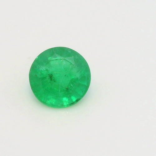 0.51 carat GREEN Round Smaragdas (1)
