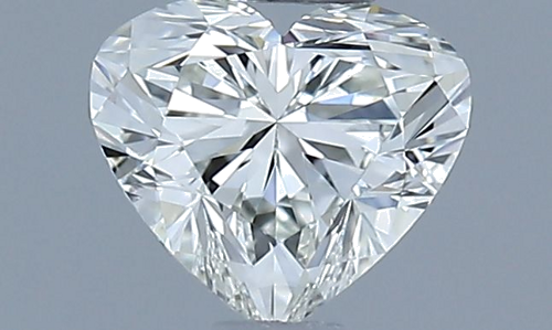0.51 carat J-VVS1 Natūralus Heart Deimantas (1)