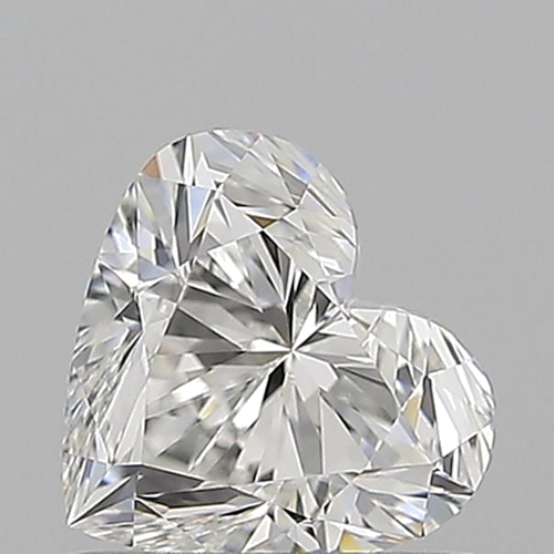0.96 carat F-VVS2 Natūralus Heart Deimantas (1)