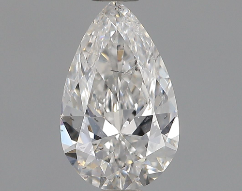 0.54 carat D-SI2 Natūralus Pear Deimantas (1)