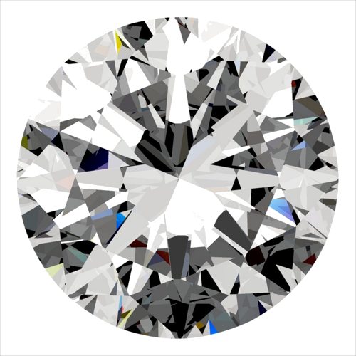 0.3 carat J-VS1 Very Good cut Natūralus Round Deimantas (1)