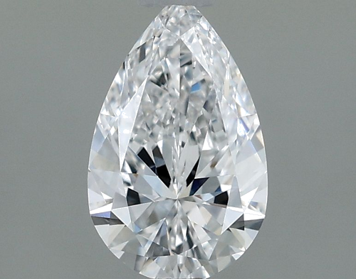 0.7 carat D-VVS1 Natūralus Pear Deimantas (1)