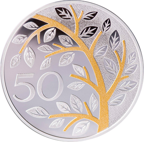 Sidabrinis medalis 50-mečio jubiliejaus proga (Graviruojamas) (1)