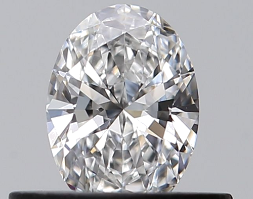 0.35 carat D-VVS1 Natūralus Oval Deimantas (1)