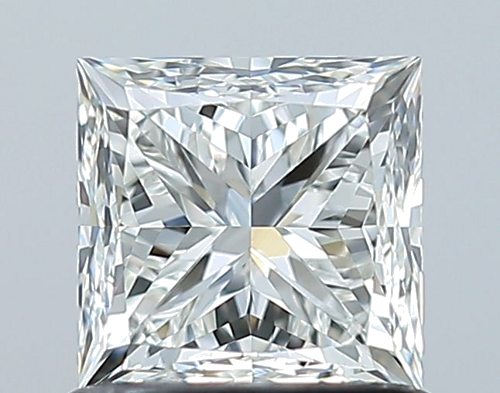 1.01 carat H-VVS2 Natūralus Princess Deimantas (1)
