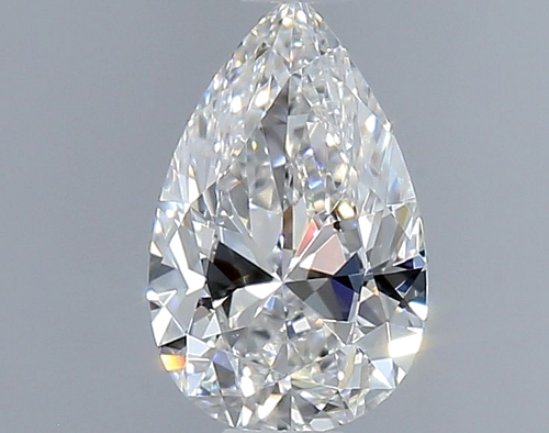 0.4 carat E-VVS2 Natūralus Pear Deimantas (1)