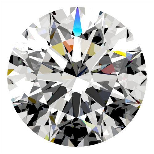 0.43 carat G-VS1 Excellent cut Natūralus Round Deimantas (1)
