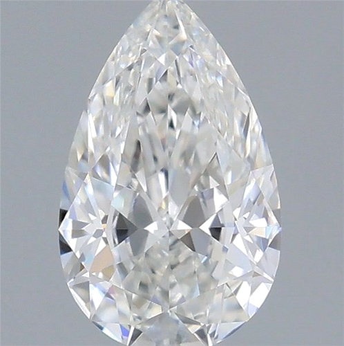 0.46 carat F-VS1 Natūralus Pear Deimantas (1)