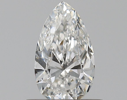 0.4 carat F-VVS1 Natūralus Pear Deimantas (1)