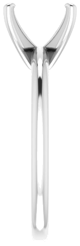 Sužadėtuvių Žiedas „Solitaire“ 585 Baltojo Aukso Square 6.5mm (4)