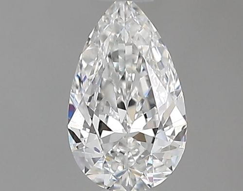 0.3 carat E-VS1 Natūralus Pear Deimantas (1)