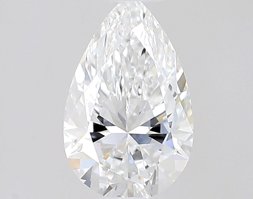 0.6 carat E-VVS2 Natūralus Pear Deimantas (1)