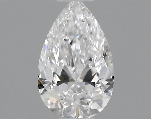 0.35 carat D-VVS2 Natūralus Pear Deimantas (1)