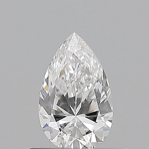 0.5 carat D-VVS2 Natūralus Pear Deimantas (1)