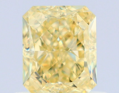 0.73 carat Fancy Yellow-VS2 Natūralus Radiant Deimantas (1)