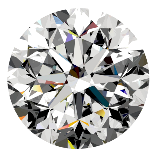 0.3 carat H-VVS2 GD cut Natūralus Round Deimantas (1)