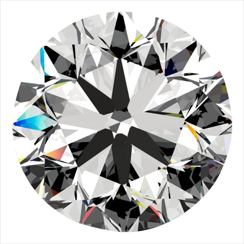 0.5 carat H-VS1 Very Good cut Natūralus Round Deimantas (1)